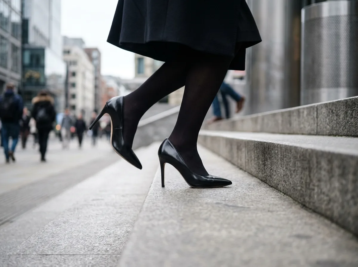 Escarpin femme classique à talon fin
