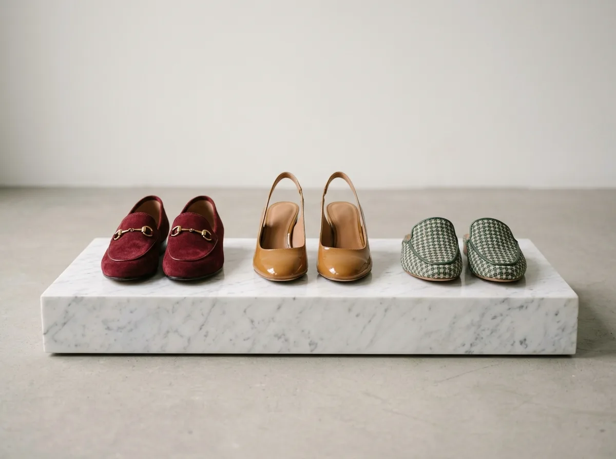 Chaussures femme tendance de la saison, matières et coloris